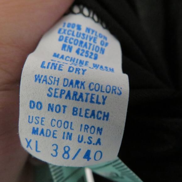 Womens Sz XL Black Vintage Nylon Lace Maxi Dress Whimsigoth Dark Fairy Slip - Picture 5 of 5